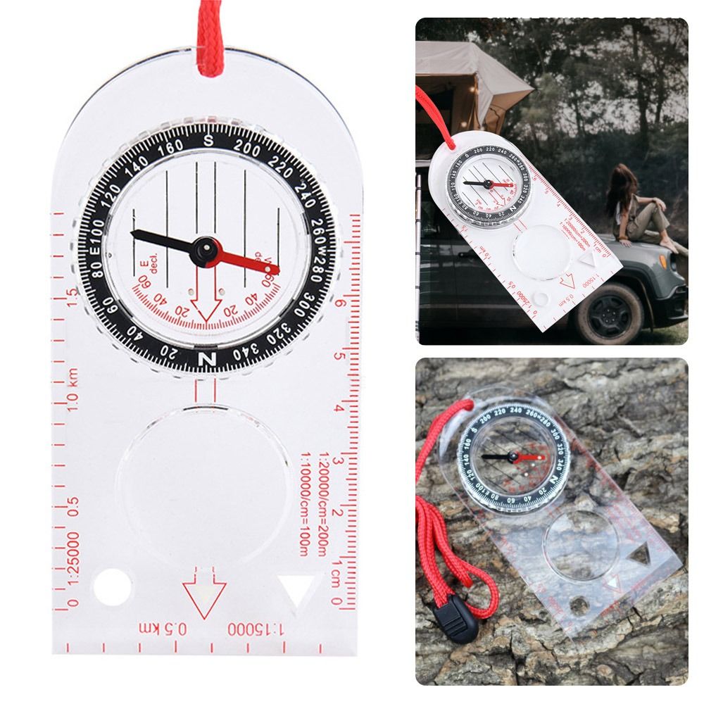 Orienteering Baseplate Compass - Map Compass Orienteering 评论和价格
