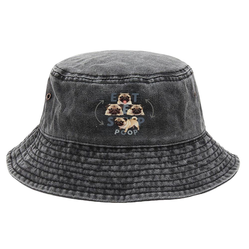 1pc Vintage Washed Bucket Hat  - Outdoor Adventure Festival 评论和价格
