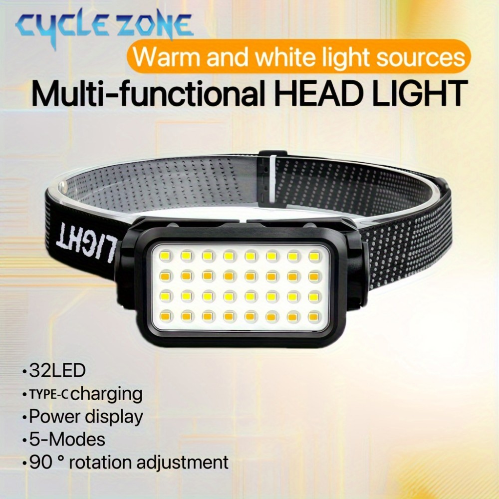 Rechargeable Headlamp with 32  - Outdoor Adventure Zone 评论和价格