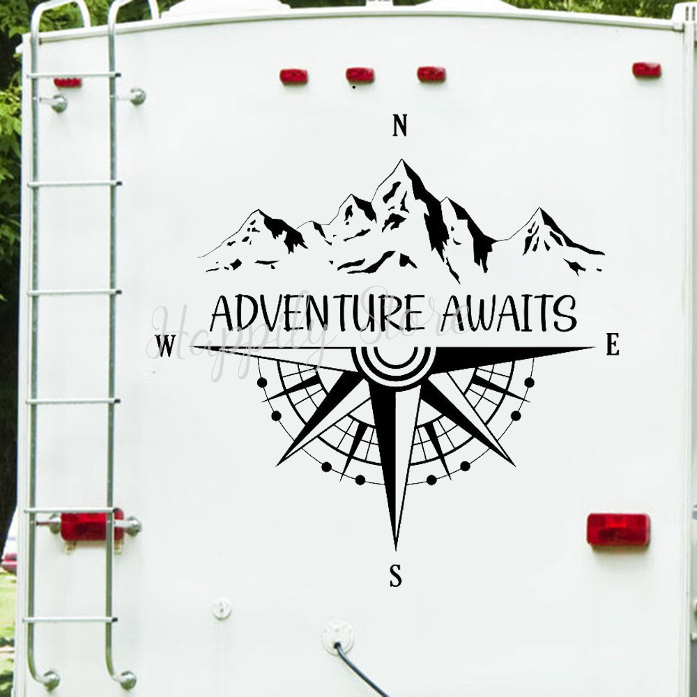 Campervan Stickers Adventure A - Outdoor Adventure Ideas 评论和价格