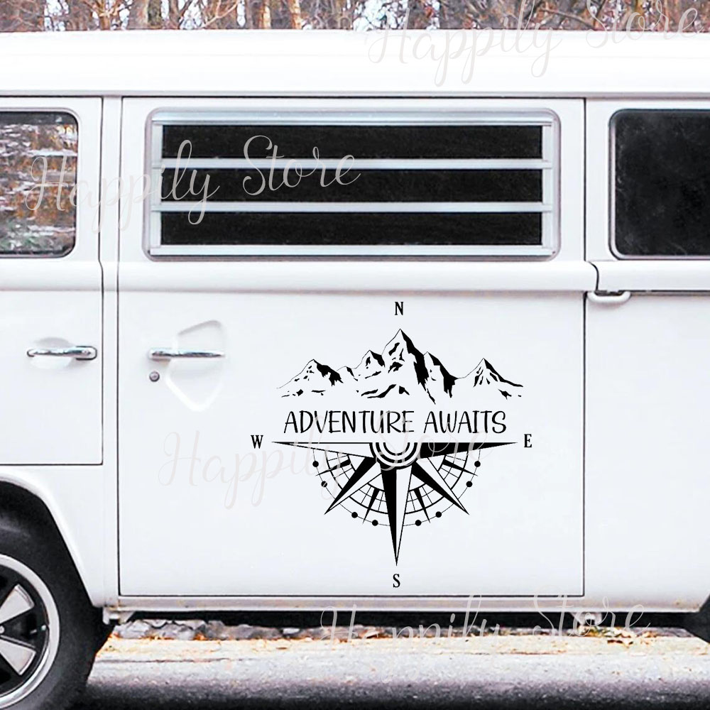 Campervan Stickers Adventure A - Outdoor Adventure Ideas 评论和价格