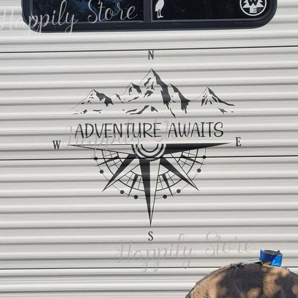 Campervan Stickers Adventure A - Outdoor Adventure Ideas 评论和价格
