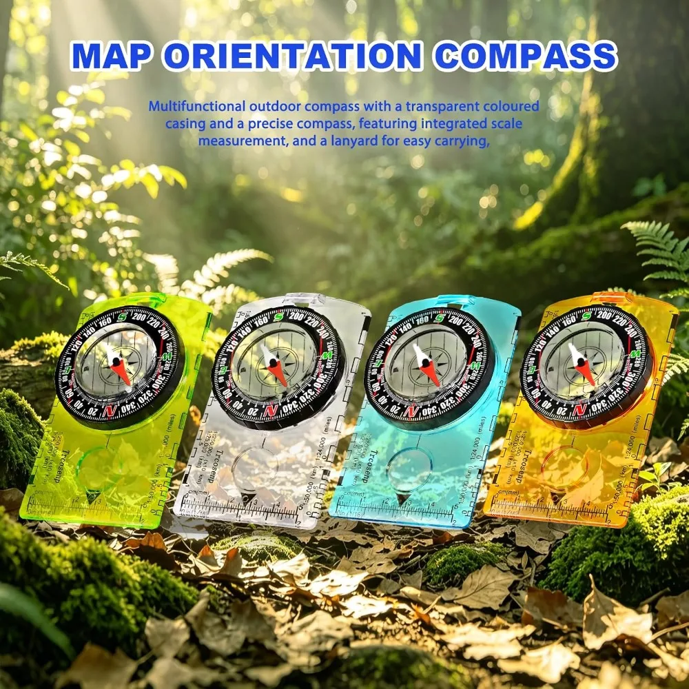 Waterproof Orienteering Compas - Map Compass Orienteering 评论和价格