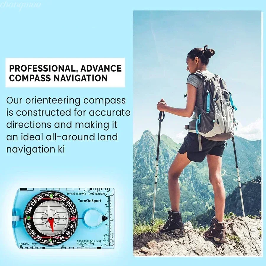 Waterproof Orienteering Compas - Map Compass Orienteering 评论和价格