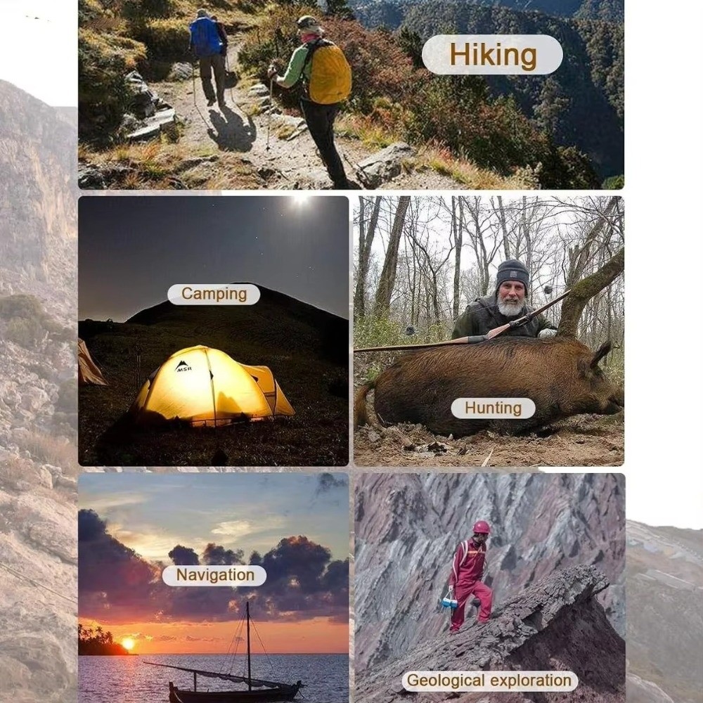 New Luminous Outdoor Compass F - Map Compass Orienteering 评论和价格