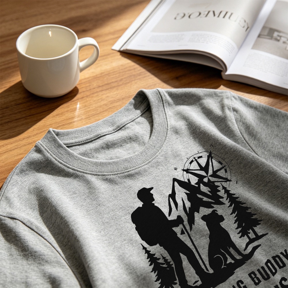 Hiking Men TShirt Dog Lover Ou - Outdoor Adventure Ideas 评论和价格