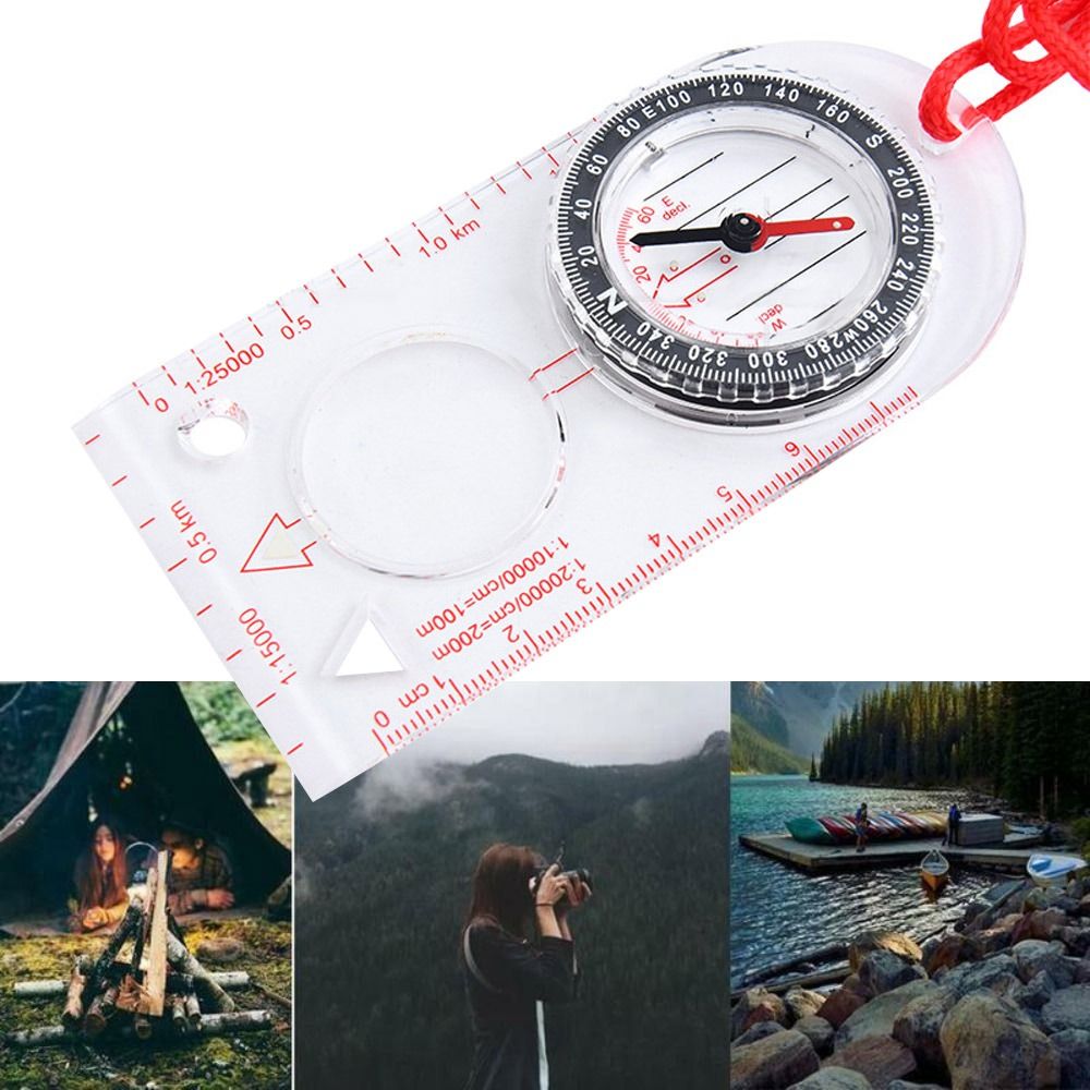 New Acrylic Map Ruler Compass  - Map Compass Orienteering 评论和价格