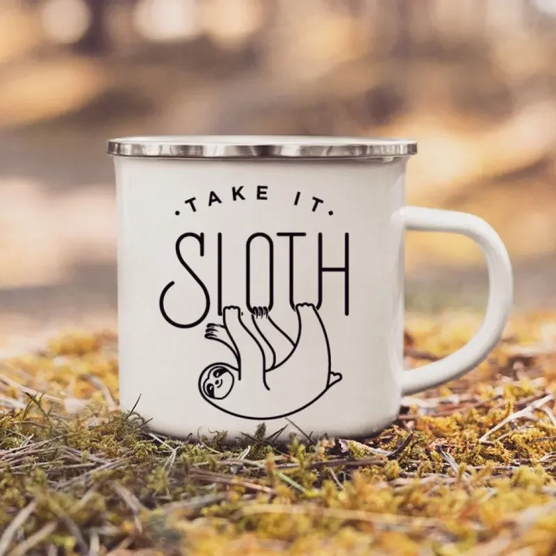 Coffee Mugs Take It Sloth Enam - Outdoor Adventure Festival 评论和价格